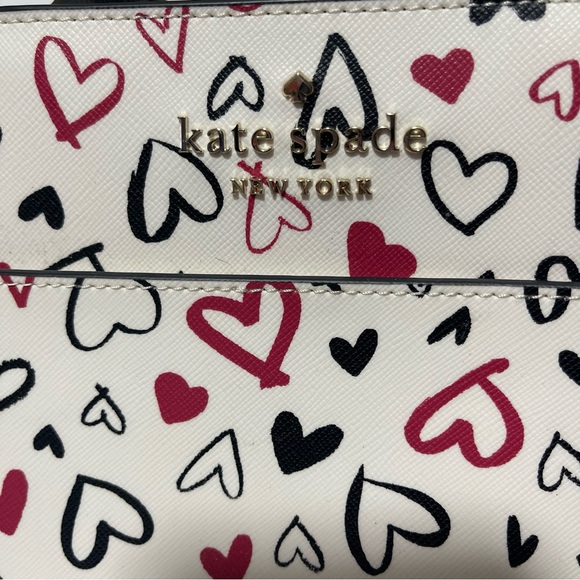 SOLDDD
Kate Spade Scribble Hearts Purse medium satchel - Picture 4 of 13